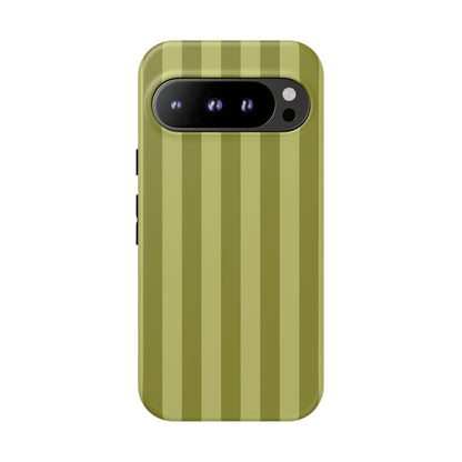 Olive Stripe Tough Phone Case