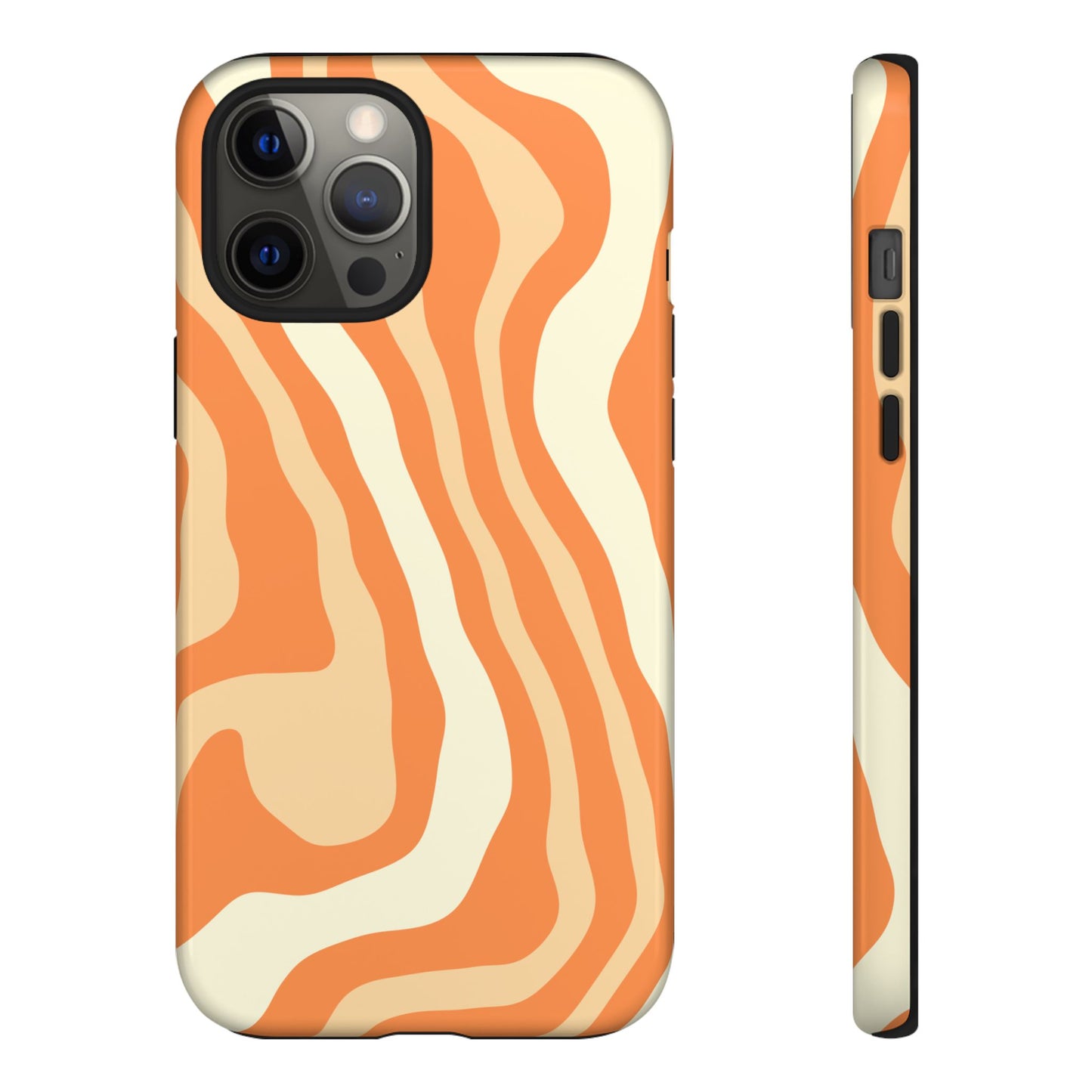 Peach Cream Swirl Tough Phone Case