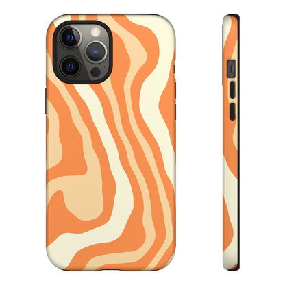 Peach Cream Swirl Tough Phone Case