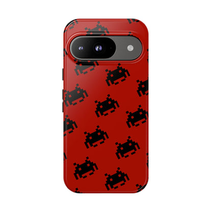 Red Pixel Alien Tough Phone Case