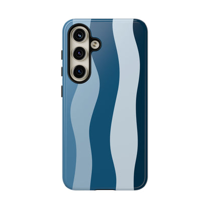 Blue Tide Wave Tough Phone Case