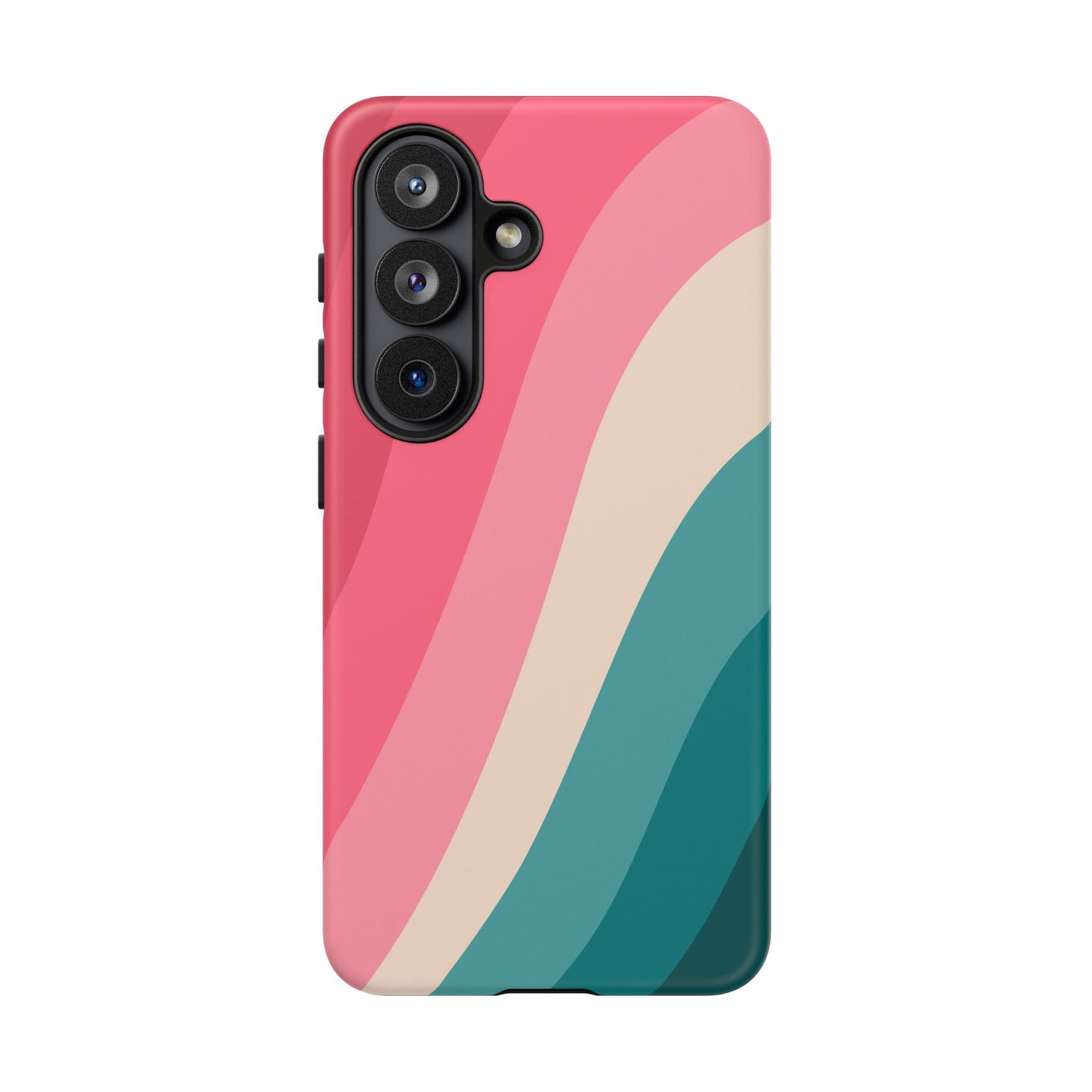 Blush Teal Wave Tough Phone Case