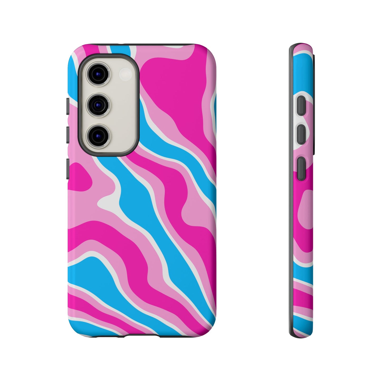 Candy Aqua Wave Tough Phone Case