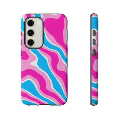 Candy Aqua Wave Tough Phone Case