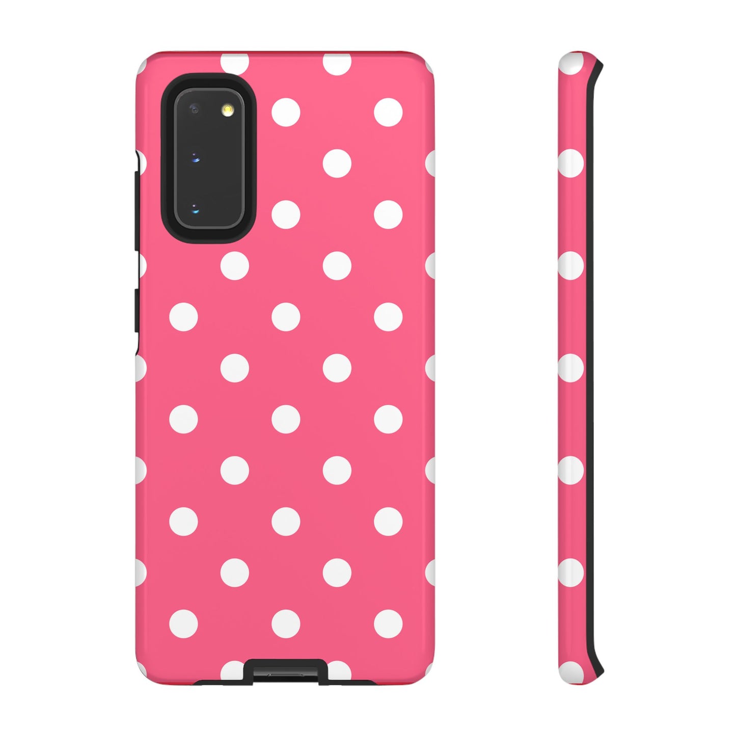Bubblegum Pink Polka Dot Tough Phone Case