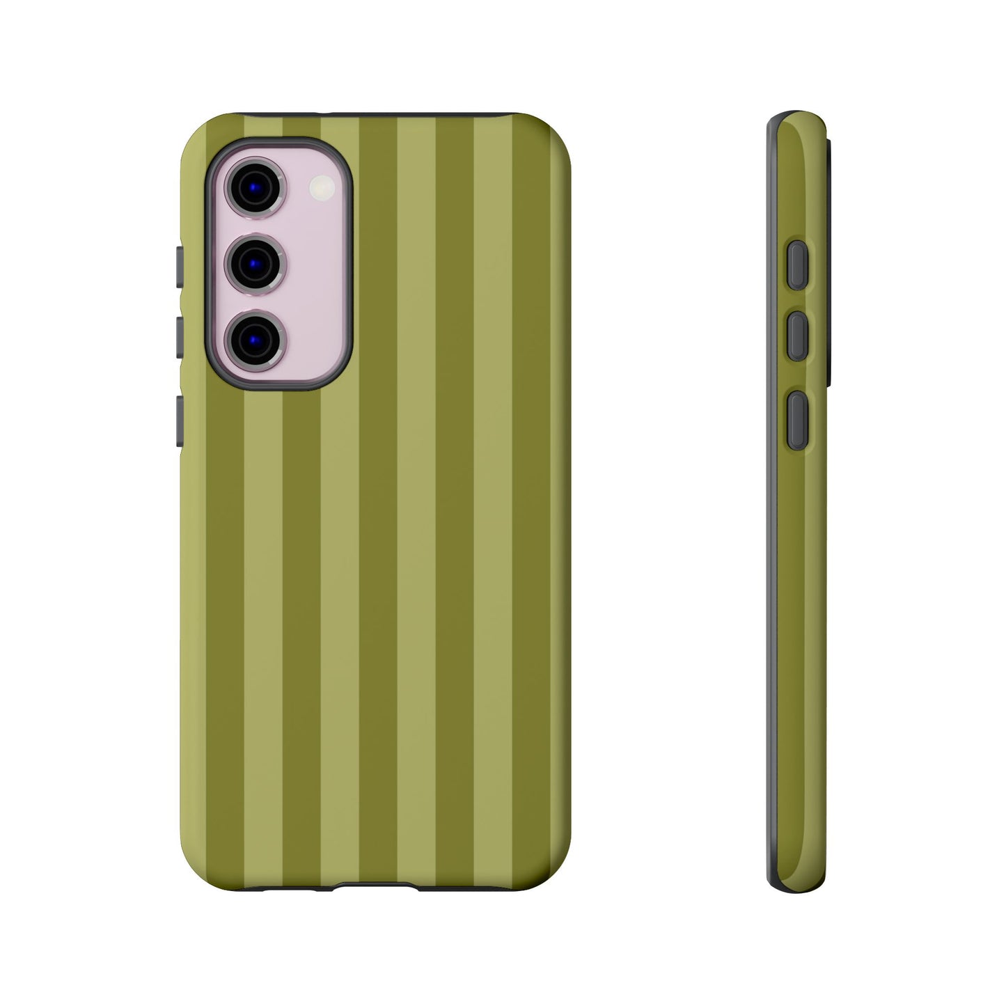 Olive Stripe Tough Phone Case