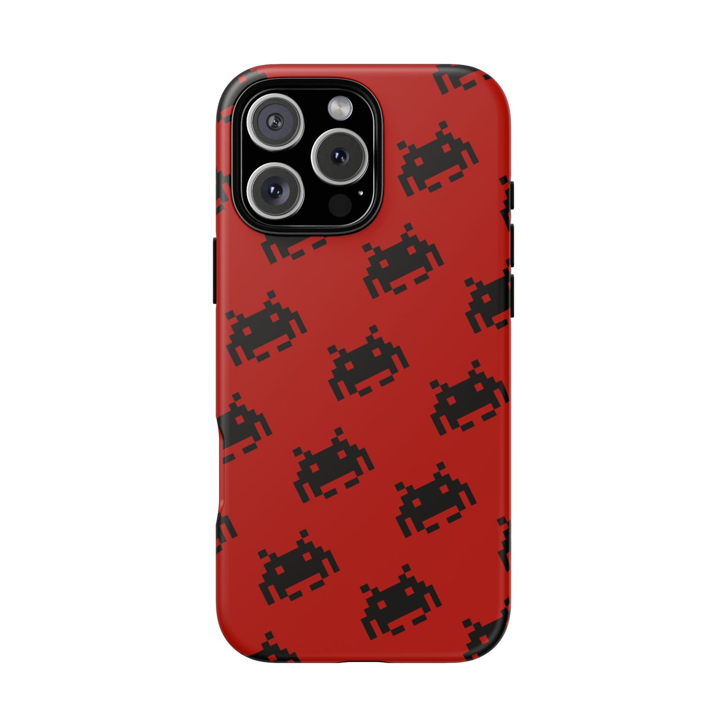 Red Pixel Alien Tough Phone Case