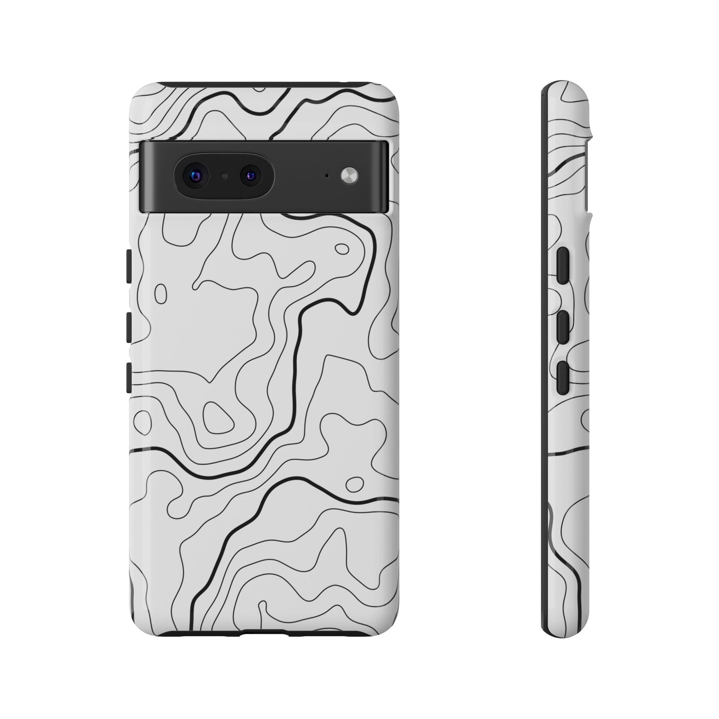 Minimal Topographic Tough Phone Case