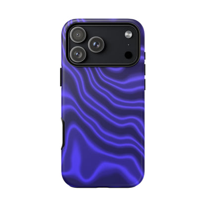 Neon Purple Flow Tough Phone Case