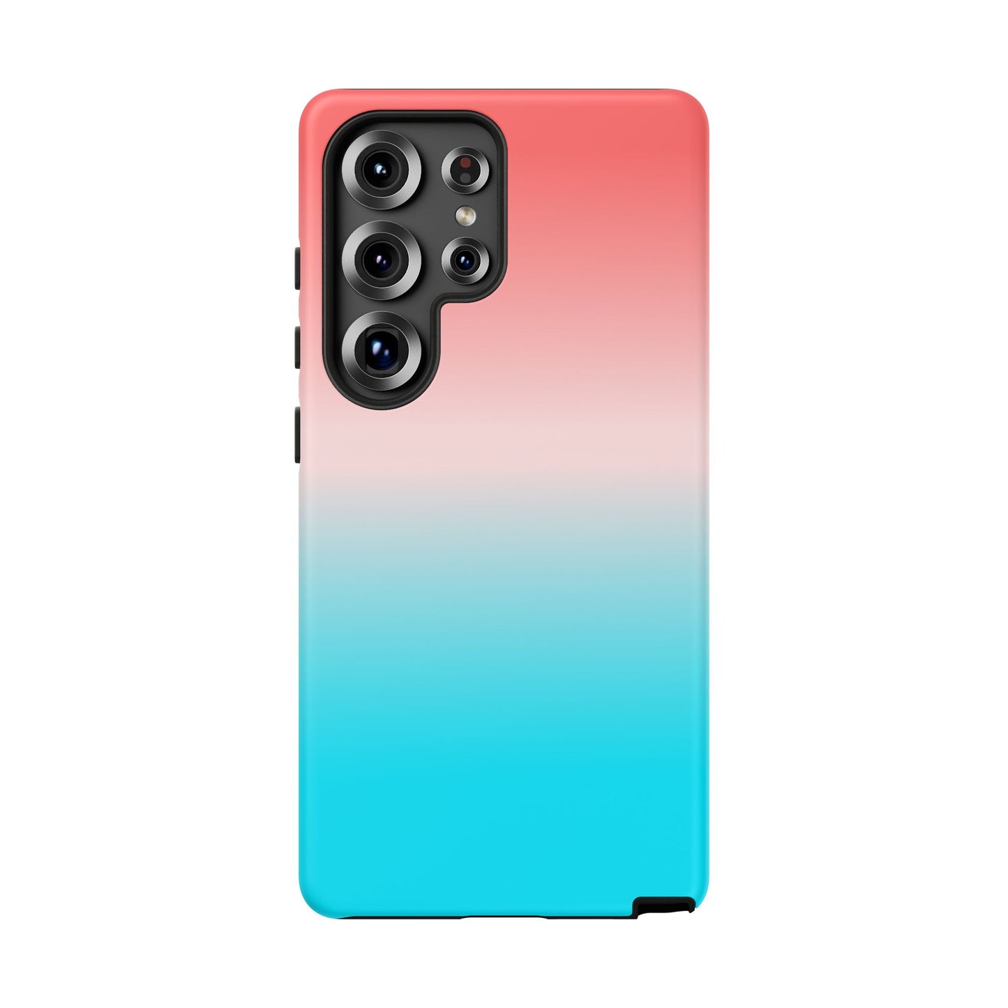 Pink Aqua Gradient Tough Phone Case