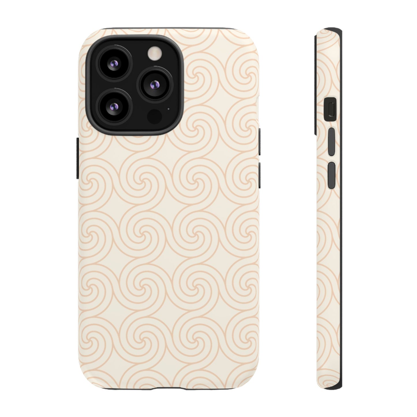 Soft Sand Spiral Tough Phone Case