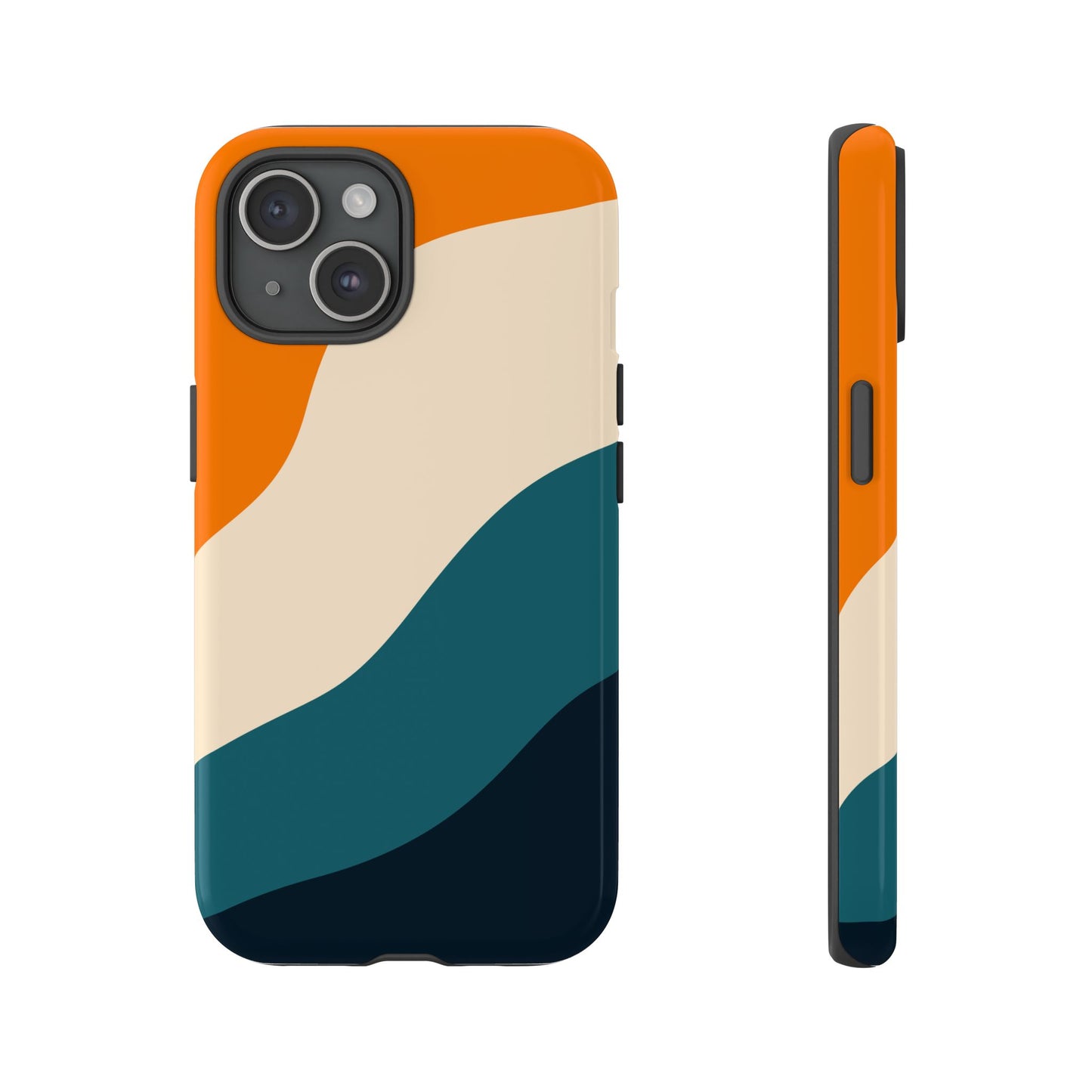 Blue Tide Wave Tough Phone Case