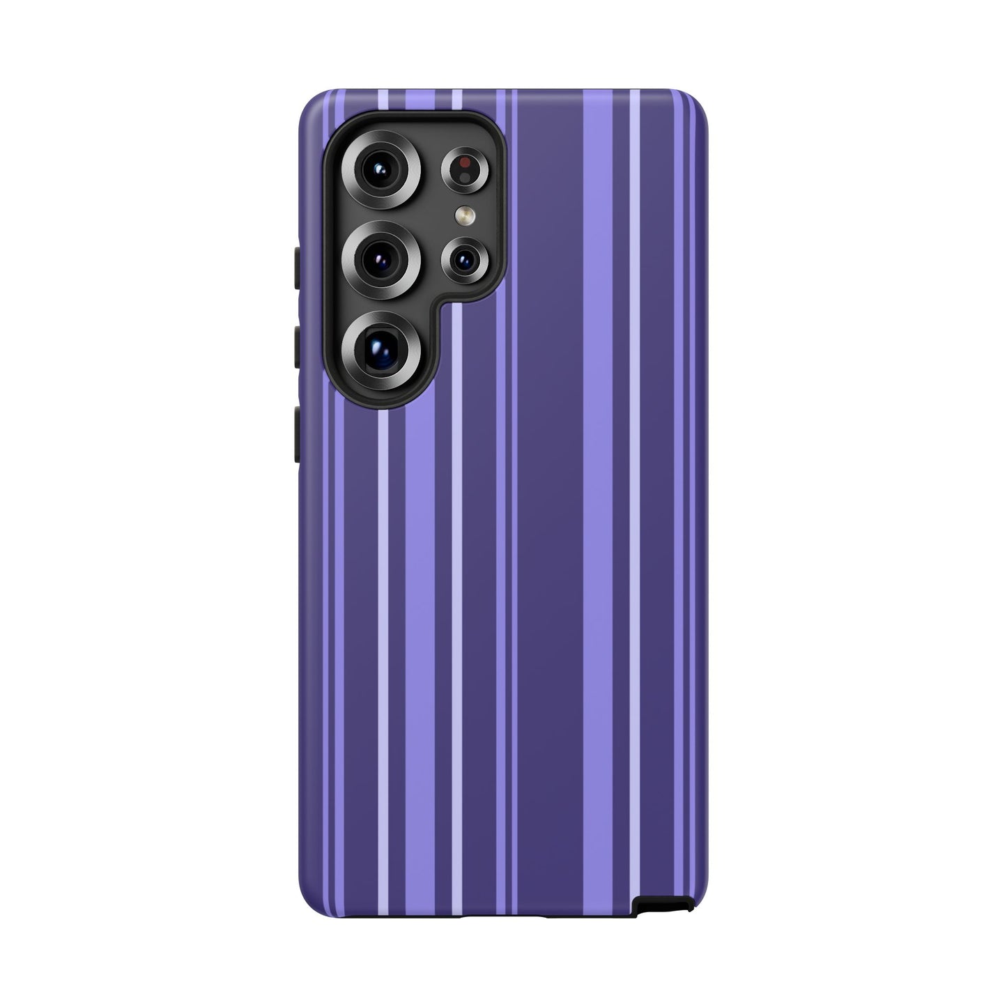 Berry Violet Stripe Tough Phone Case