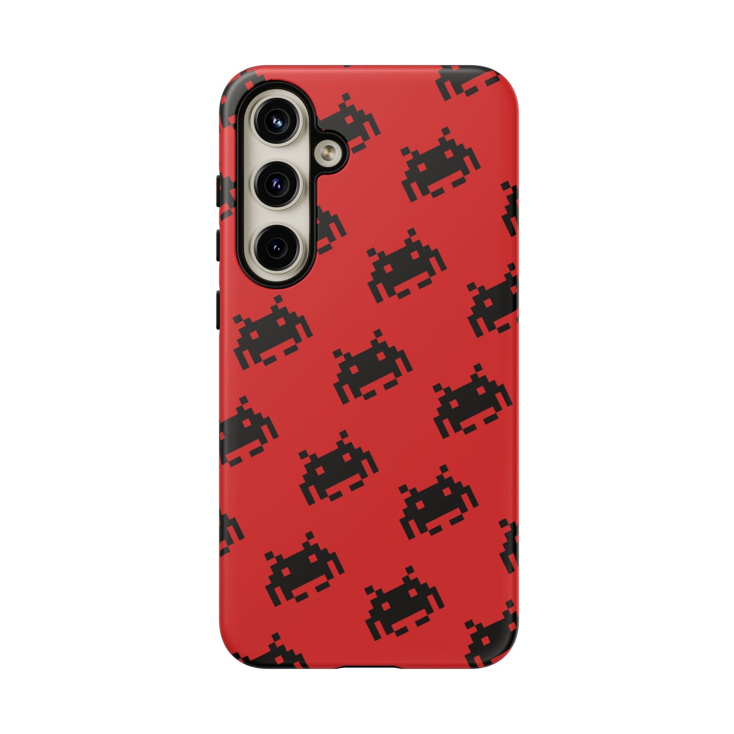 Red Pixel Alien Tough Phone Case