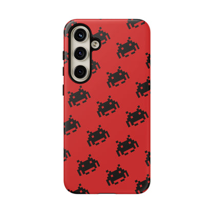 Red Pixel Alien Tough Phone Case