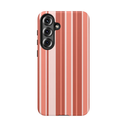 Terracotta Stripe Tough Phone Case
