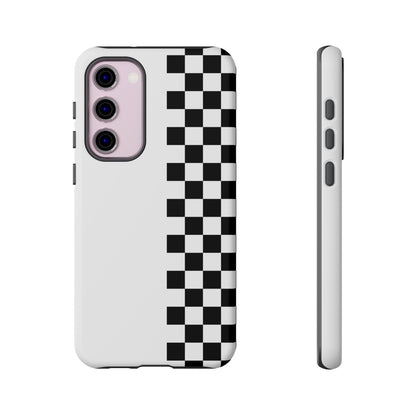 Checker Stripe Tough Phone Case
