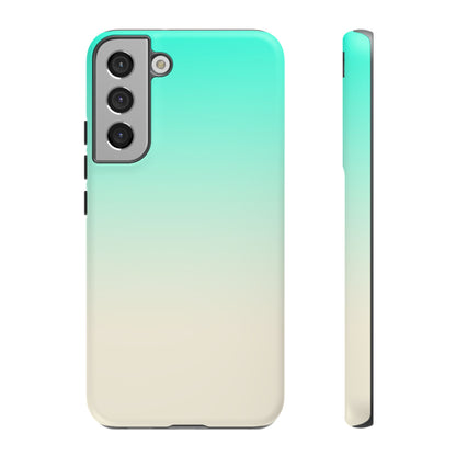 Aqua Cream Gradient Tough Phone Case