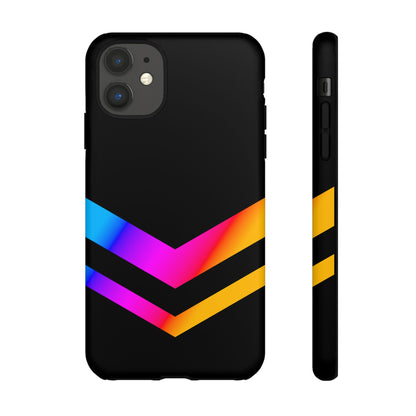 Neon V-Stripe Tough Phone Case