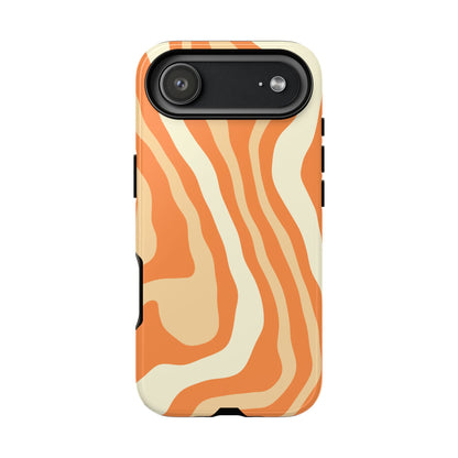 Peach Cream Swirl Tough Phone Case