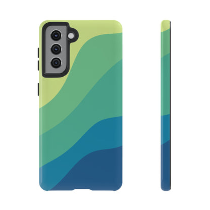 Coastal Green Wave Tough Phone Case