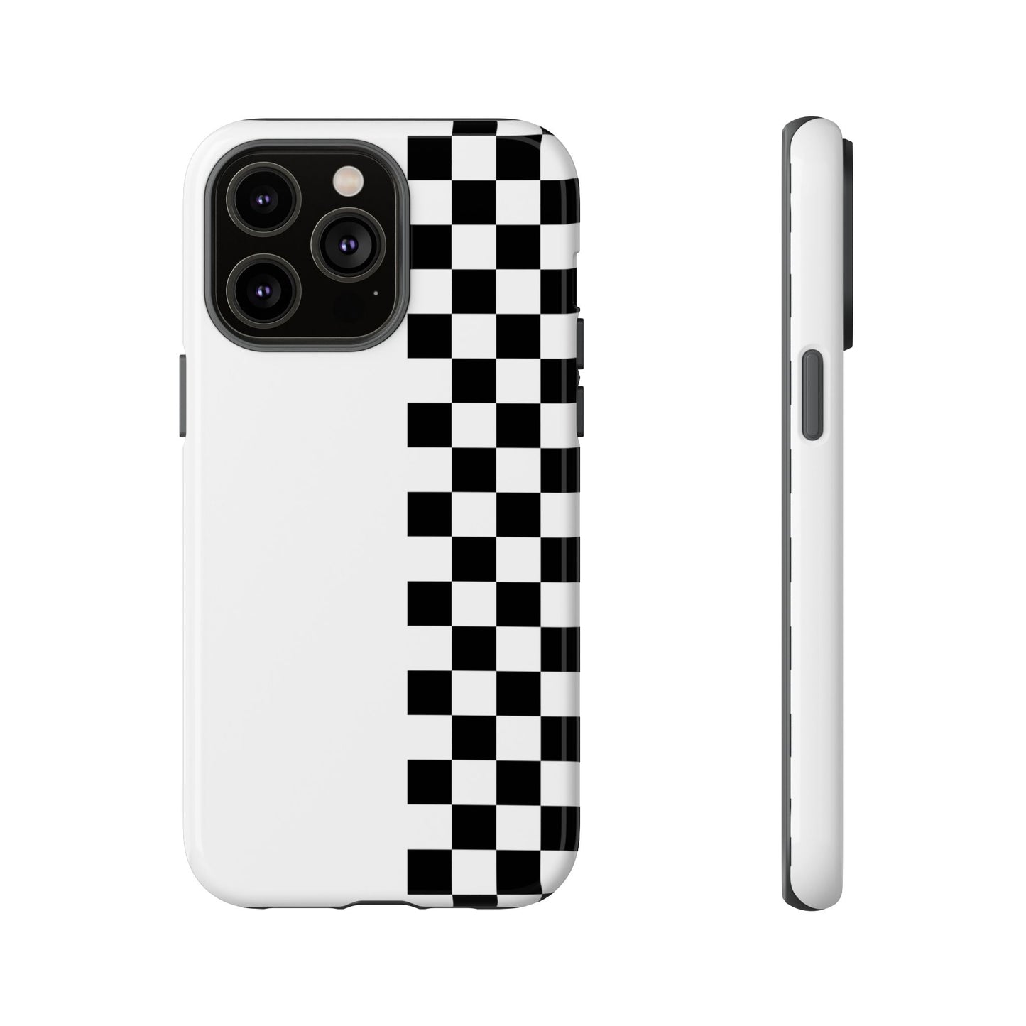 Checker Stripe Tough Phone Case