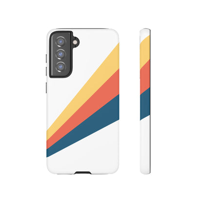 Diagonal Color Stripe Tough Phone Case