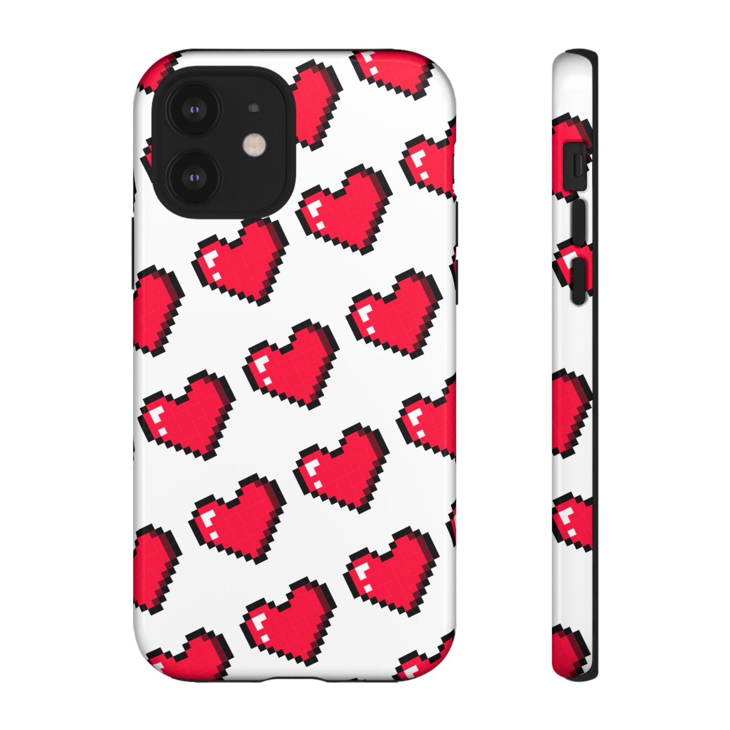 Pixel Heart Tough Phone Case