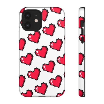 Pixel Heart Tough Phone Case