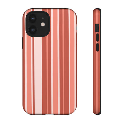 Terracotta Stripe Tough Phone Case