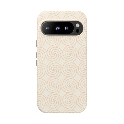 Soft Sand Spiral Tough Phone Case