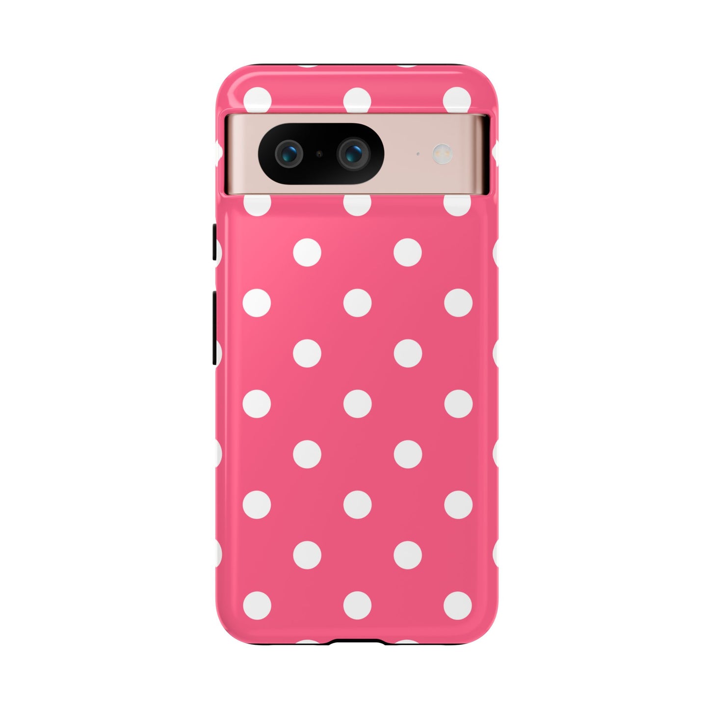 Bubblegum Pink Polka Dot Tough Phone Case