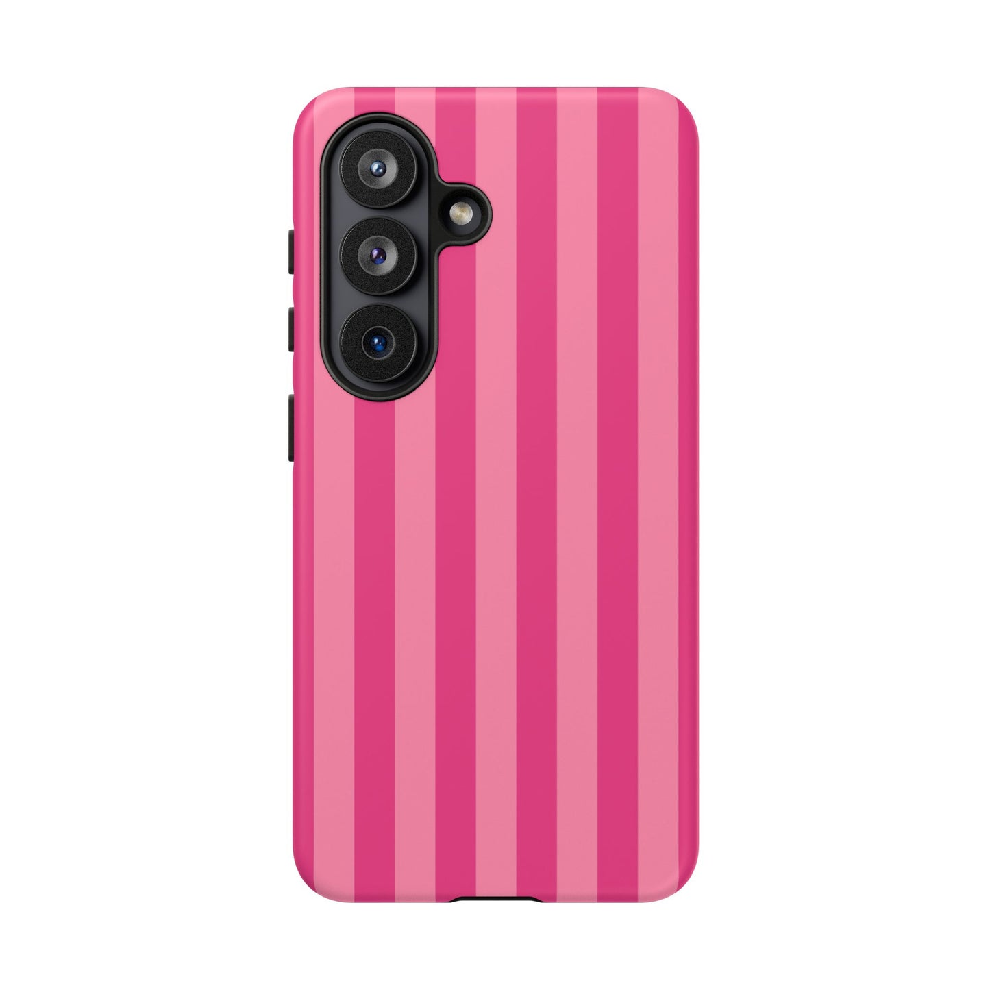 Pink Candy Stripe Tough Phone Case