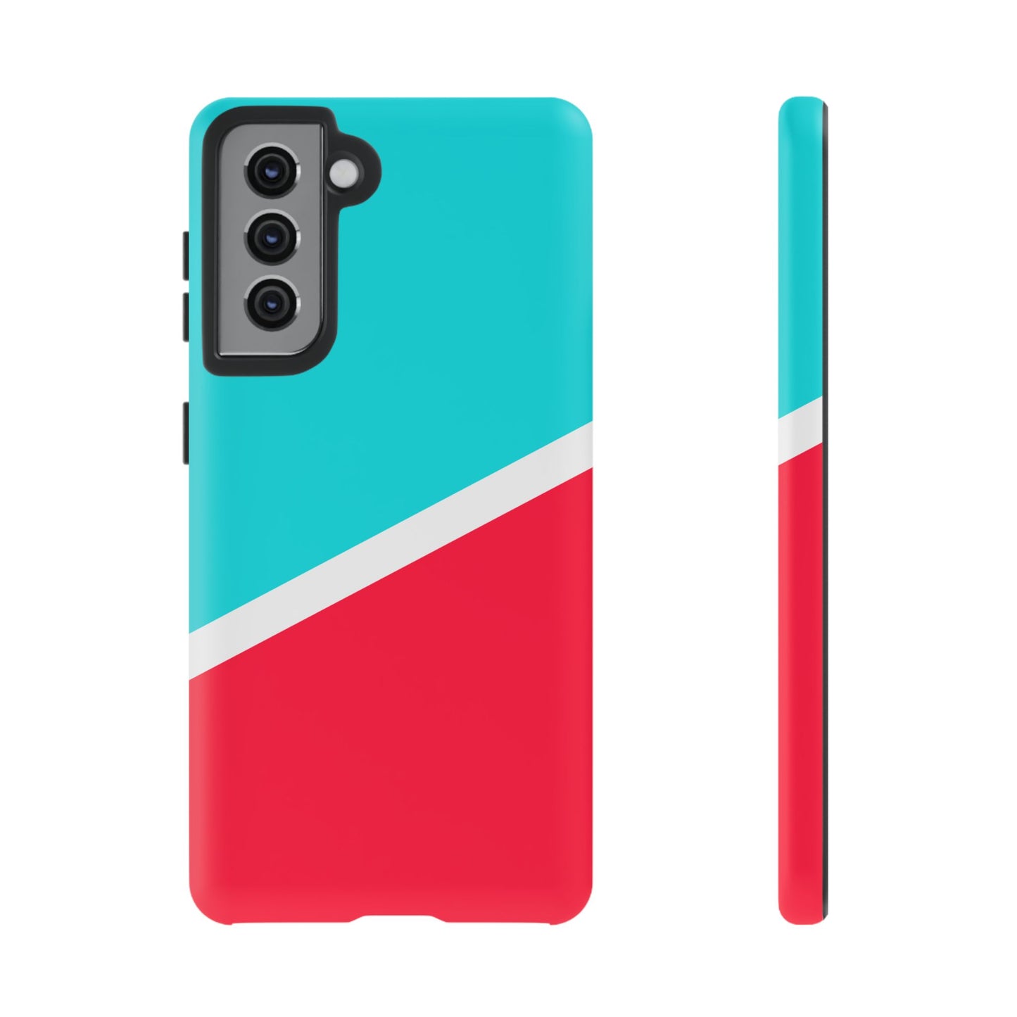 Aqua Pop Colorblock Tough Phone Case