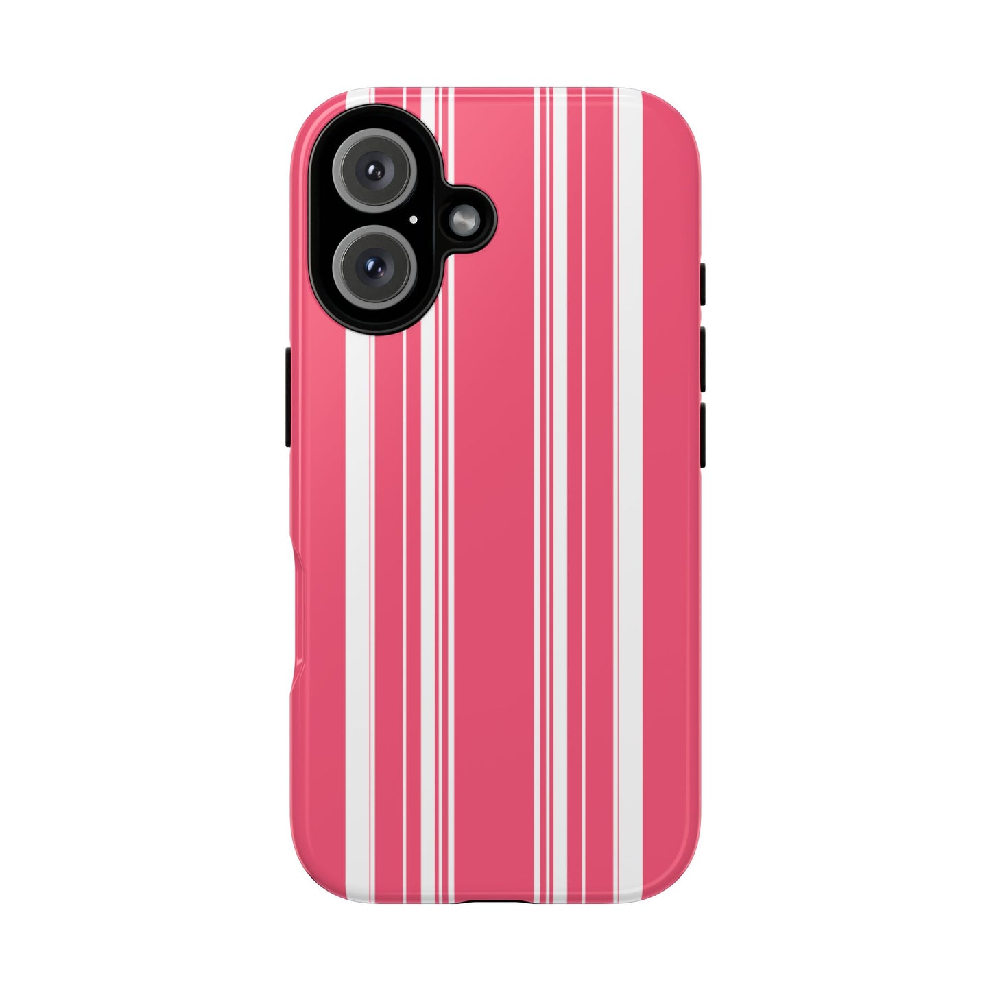 Pink Prep Stripe Tough Phone Case