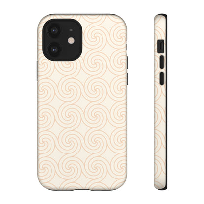 Soft Sand Spiral Tough Phone Case