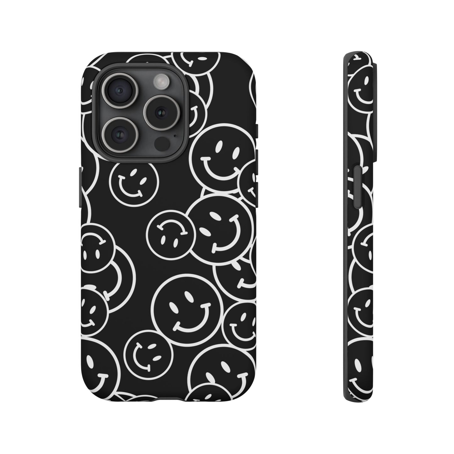 Happy Face Pattern Tough Phone Case