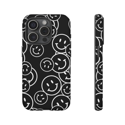 Happy Face Pattern Tough Phone Case