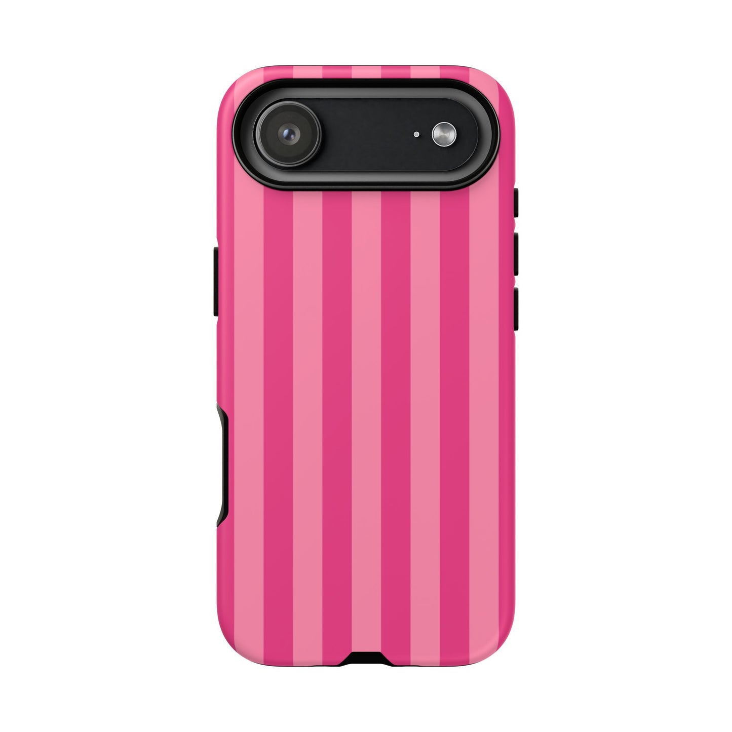 Pink Candy Stripe Tough Phone Case