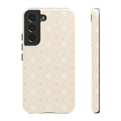Soft Sand Spiral Tough Phone Case
