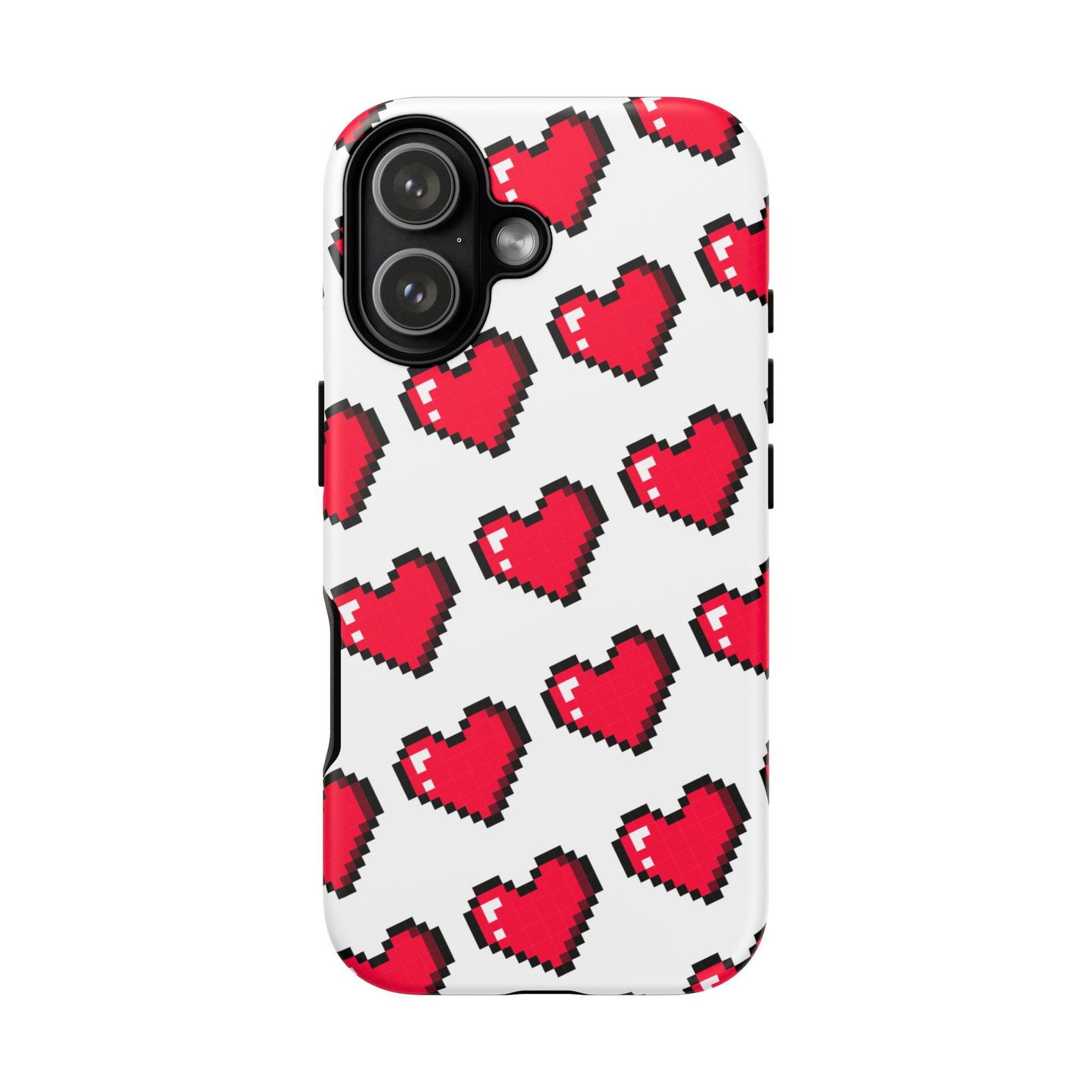 Pixel Heart Tough Phone Case