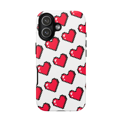 Pixel Heart Tough Phone Case