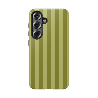 Olive Stripe Tough Phone Case