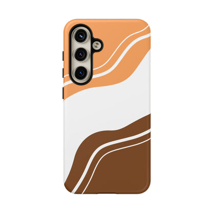 Caramel Cream Wave Tough Phone Case