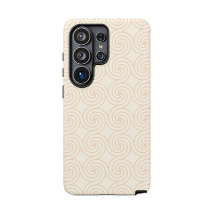 Soft Sand Spiral Tough Phone Case