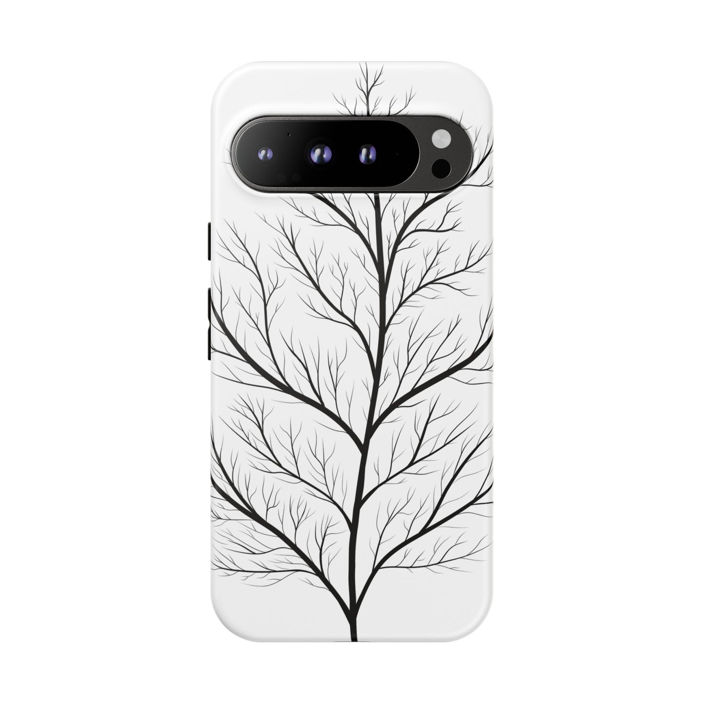 Black Branch Tree Tough Phone Case