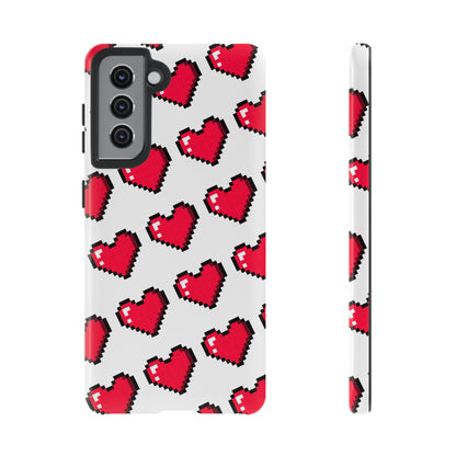 Pixel Heart Tough Phone Case