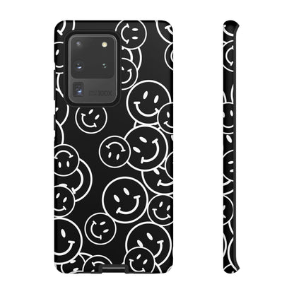 Happy Face Pattern Tough Phone Case