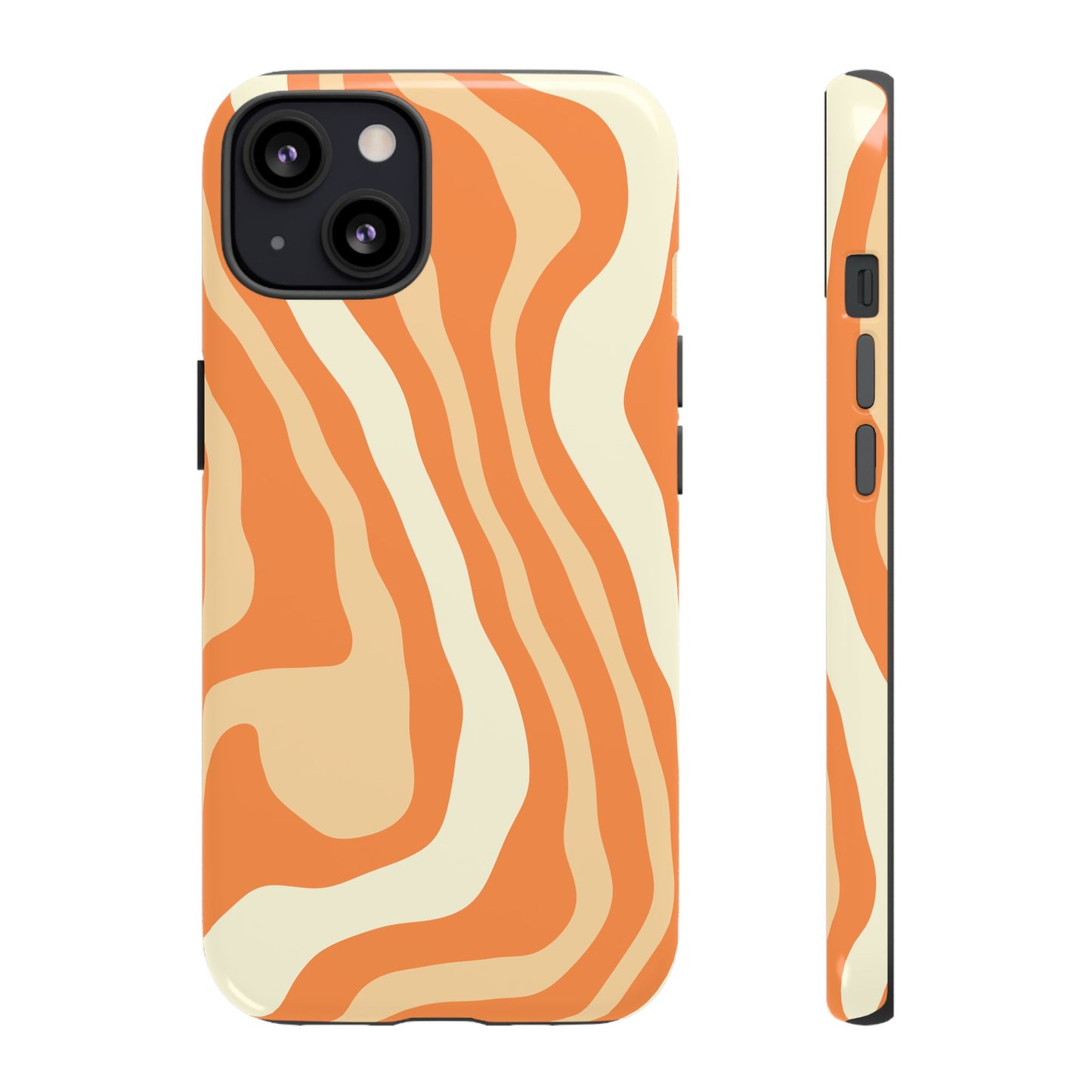 Peach Cream Swirl Tough Phone Case