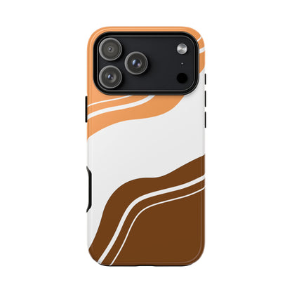 Caramel Cream Wave Tough Phone Case